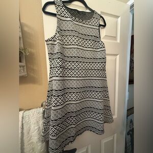 Apt. 9 Monochrome Geometric Mini Dress